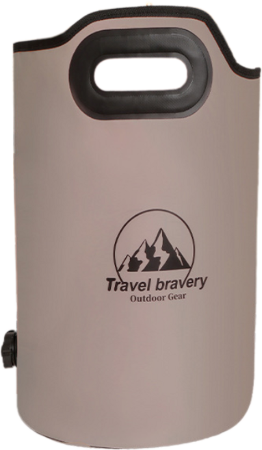 Travel bravery保溫足浴桶 30L大容量 便攜折疊設計 家用泡腳, 咖啡色, 1個