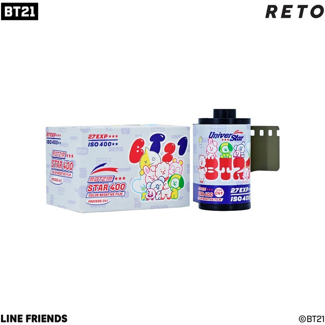BT21 STAR 400 彩色負片, 1個