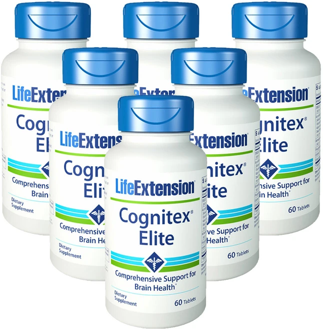 라이프 익스텐션 (Life Extention) 코그니텍스 엘리트 60 정 X 6개, 360정, 1세트, 60정 - 쿠팡