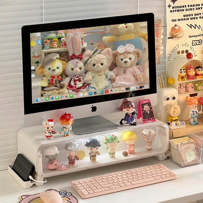 루시아이 심플 무드 피규어 모니터 받침대, 기본형