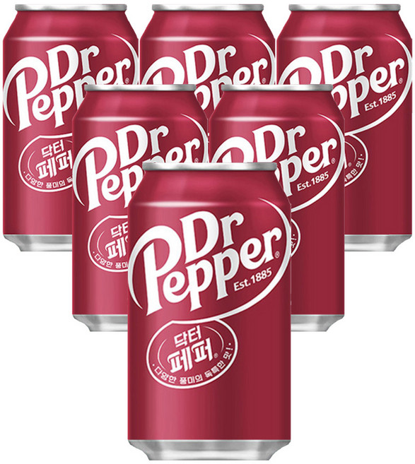 닥터페퍼, 350ml, 6개