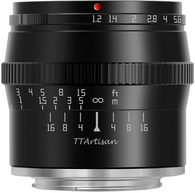 티티아티산 50mm F1.2 소니 E마운트 APS-C 렌즈 블랙 TTArtisan