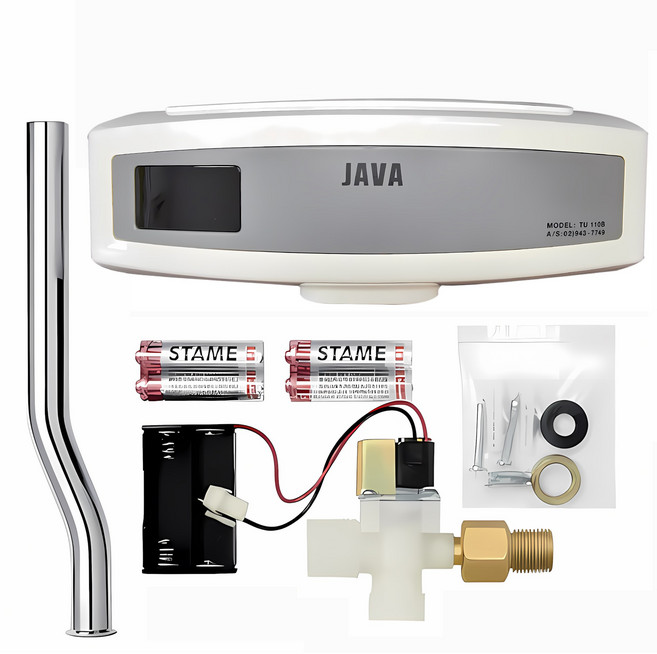 남자화장실 소변기센서 감지기 자동세척밸브, TU110B 건전지식 노출 소변감지기, 1개