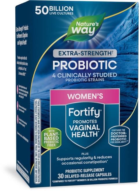 Nature's Way 然萃維 女性Fortify 500億益生菌素食膠囊, 30顆, 1罐