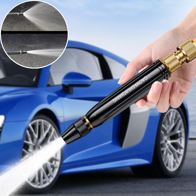 1+1 헬스와미 다용도 고압 세차 물총 물 분사기 3가지 패턴 청소건 수압조절, 1세트