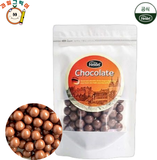 과일그릭이 하이델 초코룹스 초코볼 밀크 초코 토핑 시리얼, 1개, 110g