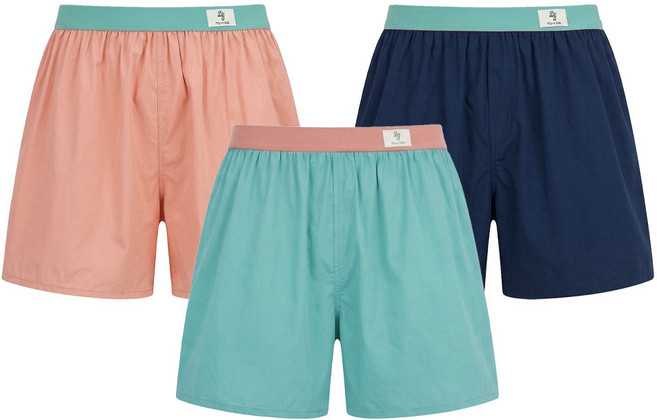 플립더플랫 국산 순면 100% 여성트렁크 40수 주자직 사각팬티 안심 반바지 홈웨어