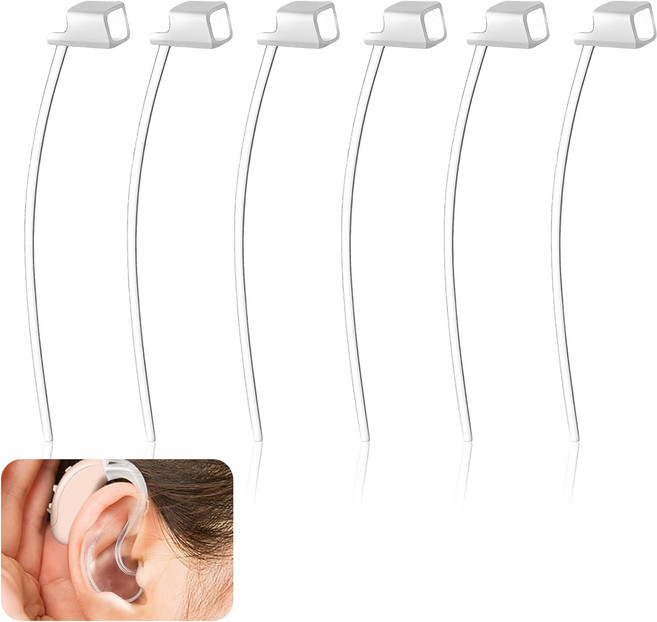 85dB용 6팩 스포츠 락 안전한 착용감 유지 꼬리 안정적이고 편안한 하루 종일 착용할 수 있는 로우터치 이어 그립