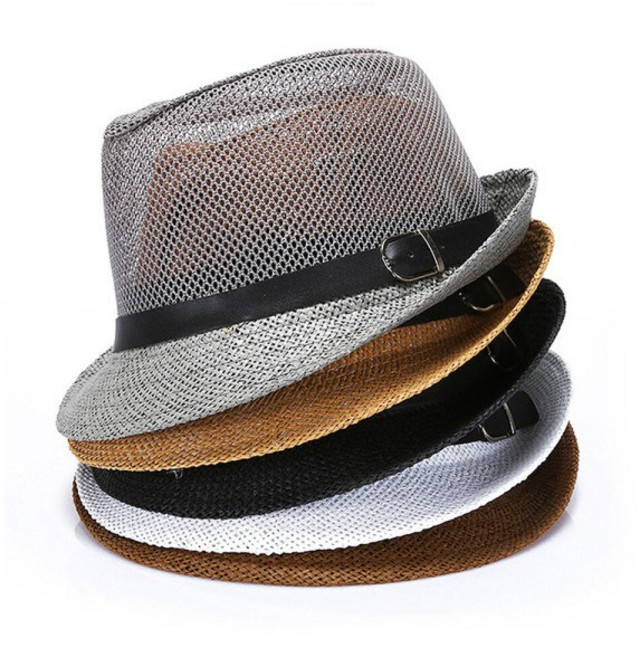 B타입 린넨 페도라 중절모 남자 여자 바캉스 여름모자