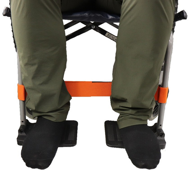 국내산 휠체어 다리걸이 훨체어 전용, 블랙, 1개