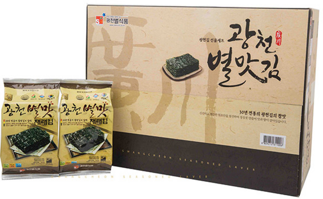 별식품 광천김 재래식탁김 24봉, 24개