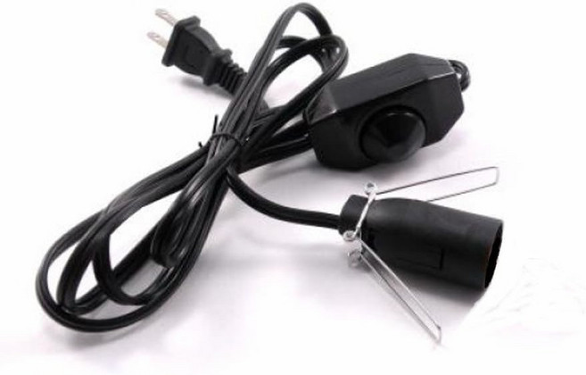 E12 調光開關線 110V 旋鈕式亮度調整燈具配件, 1套