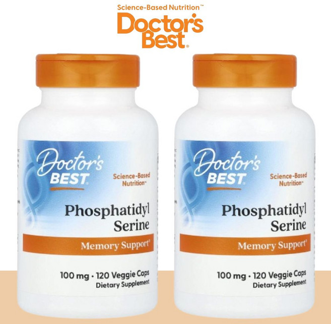 닥터스베스트 포스파티딜 세린 PS 100 mg 베지 캡슐 120정 2개, 100정