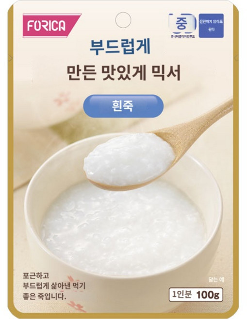 조리가 어려운 소재를 갈아서 만든 흰죽 567660 100g, 1개