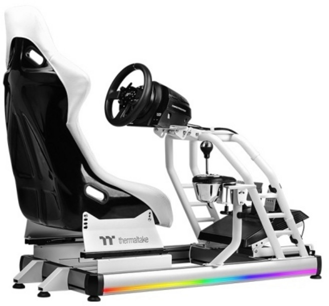 Thermaltake 曜越 GR500 賽車模擬器, 1個, 白