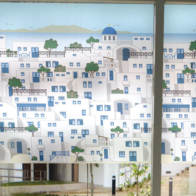 무점착 시트지 그래픽 디자인 01, 037, 90cm(가로) X 90cm(세로)