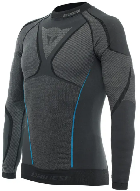 DAINESE DRY LS 長袖排汗衣, 黑藍
