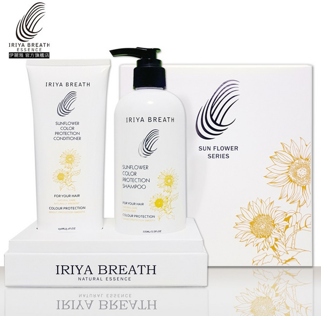 IRIYA伊麗雅向日葵護色洗髮護髮組禮盒, 2組, 二入