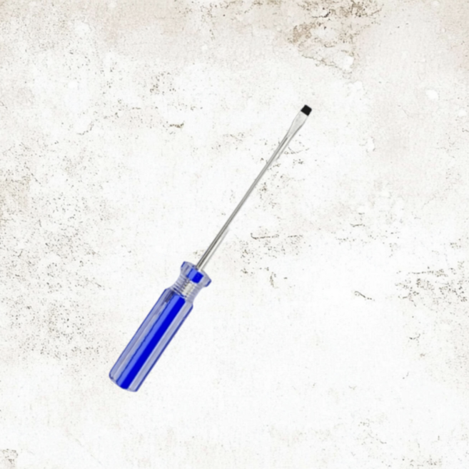 한경공구 미니 드라이버 일자형 (-) 3 X 75 MM, 1개