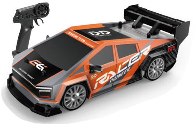 Norliga 遙控漂移賽車 2.4GHz 無極變速, 特斯拉-橙色【1：24】, 1個