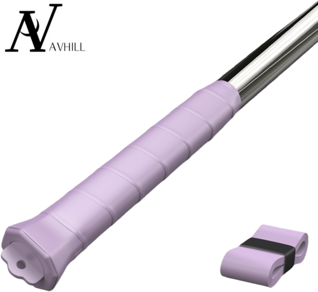 아브힐 강도조절 소리나는 배드민턴 라켓 빈스윙 휴대용 연습 스틱, 1개, 스윙연습기 퍼플