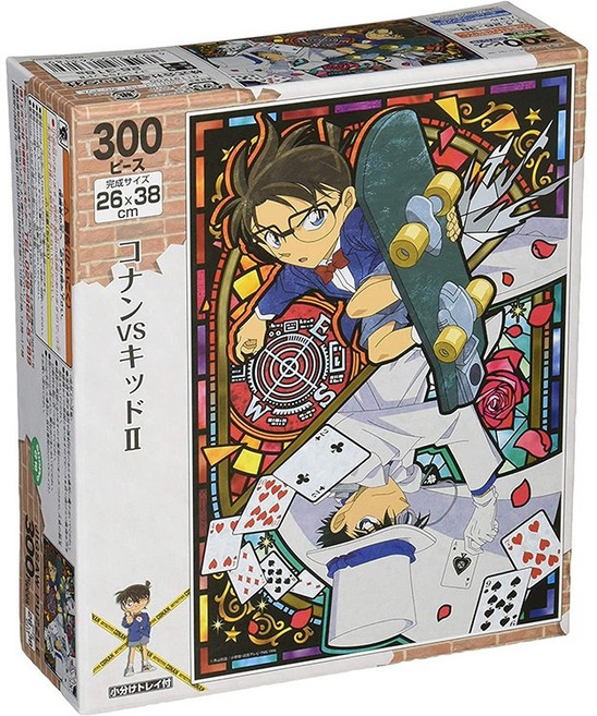 EPOCH 拼圖 名偵探柯南 柯南VS基德Ⅱ 300片 益智趣味 親子互動首選, 1個, Multicolor, 300