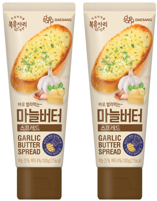 복음자리 바로 발라먹는마늘 버터 스프레드, 100g, 2개