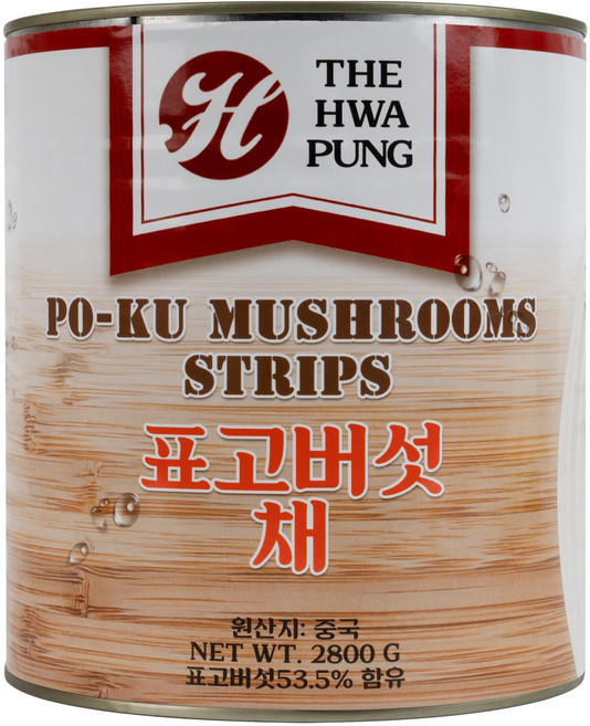 화풍 표고버섯 채 2.8kg 버섯 통조림, 3개