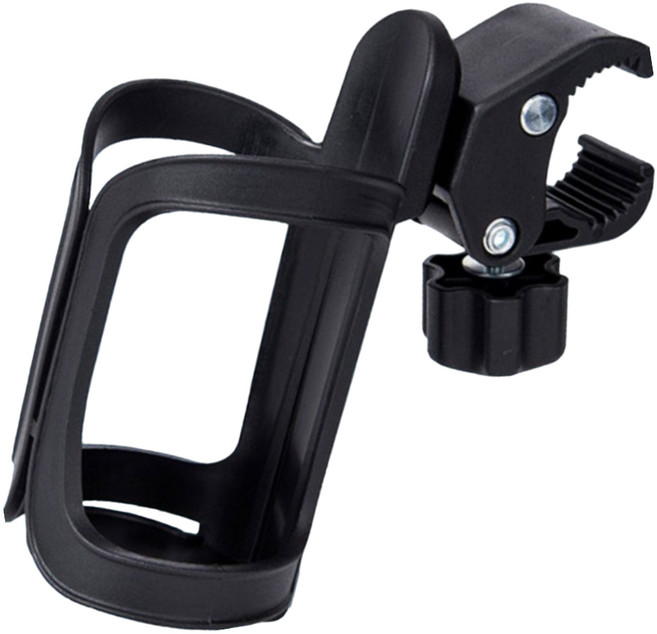 제이롭 대용량 3세대 컵홀더 멀티호환 유모차 개모차 오토바이 자전거, 제이롭 퓨어블랙, 1개