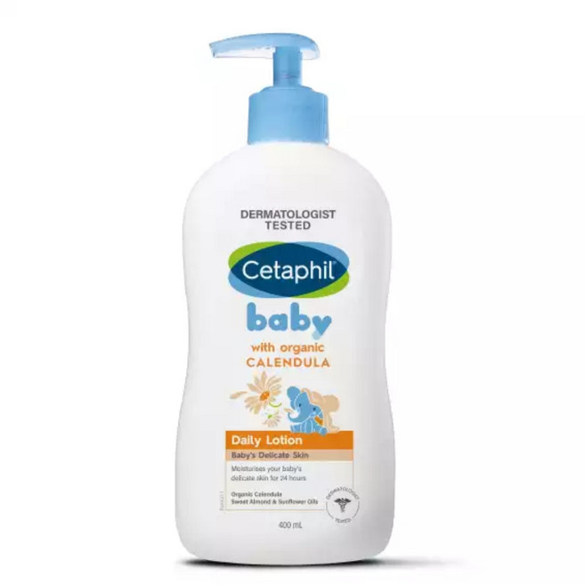 Cetaphil 嬰兒溫和保濕乳液含矢車菊精華 400毫升, 3個, 400L