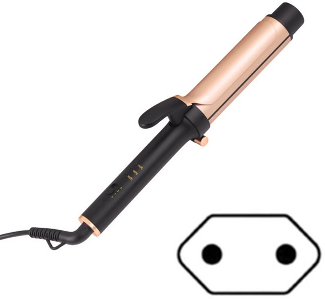 36mm 헤어 컬링 전기 컬링 집게 헤어 스타일링 도구 가열 컬링 완드, EU Plug