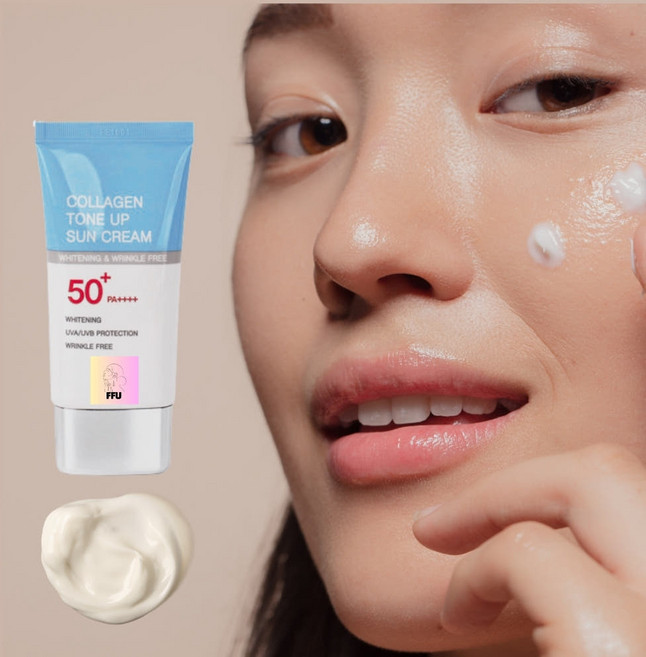 프프유 유분기없는선크림 안끈적이는선크림 골프 톤업, 2개, 70ml