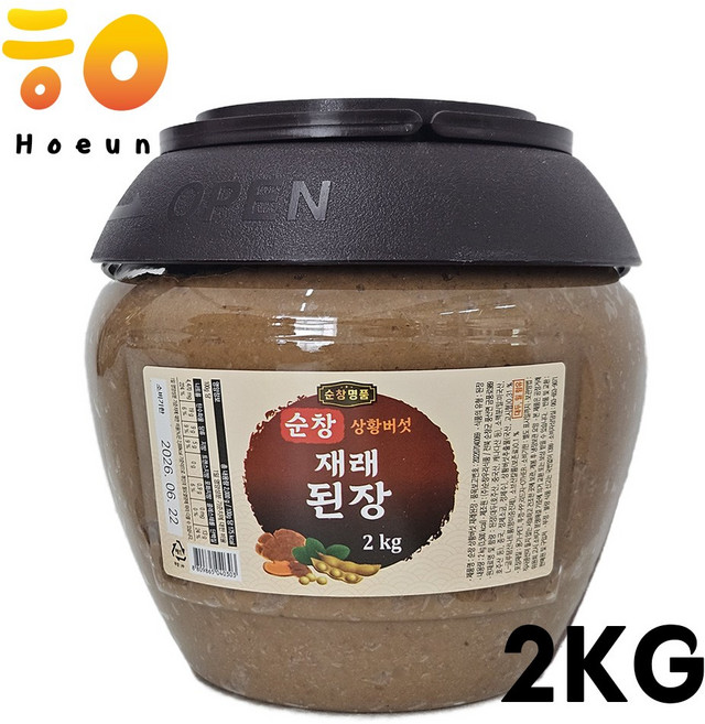 순창우리식품 순창 상황버섯 재래 된장, 1개, 2kg