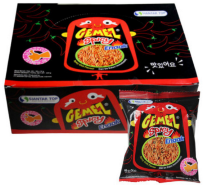 게메즈 에낙 스파이시 라면과자, 14g, 30개