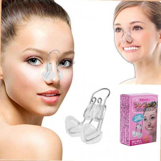 실리콘 듀얼 콧볼축소기 조절형 높이기 코높이교정, 1개, 상세페이지 참조