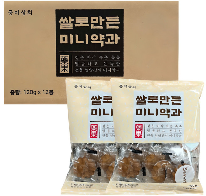 풍미상회 쌀로만든 미니약과, 1.44kg, 1개