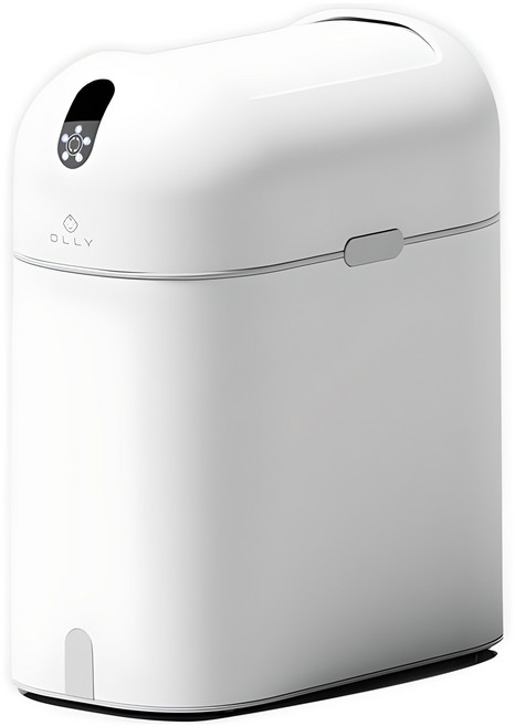 OLLY 자동센서 쓱싹 휴지통 9L, 화이트