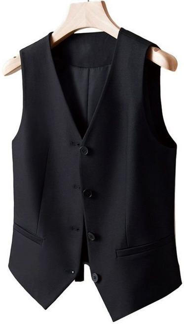 【修身短款】西裝馬甲 女式馬甲 職業馬甲 春秋馬甲 外穿背心 無袖坎肩 修身顯瘦 通勤百搭 2025新款 職場OL必備