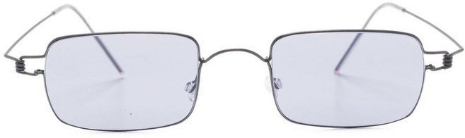 린드버그 무테 직사각 프레임 선글라스