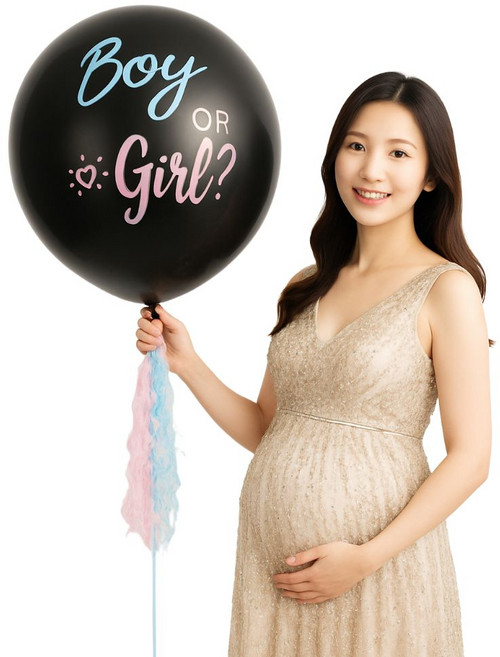 이지앤퀵 젠더리빌 풍선 임신 아들 딸 성별공개 임밍아웃