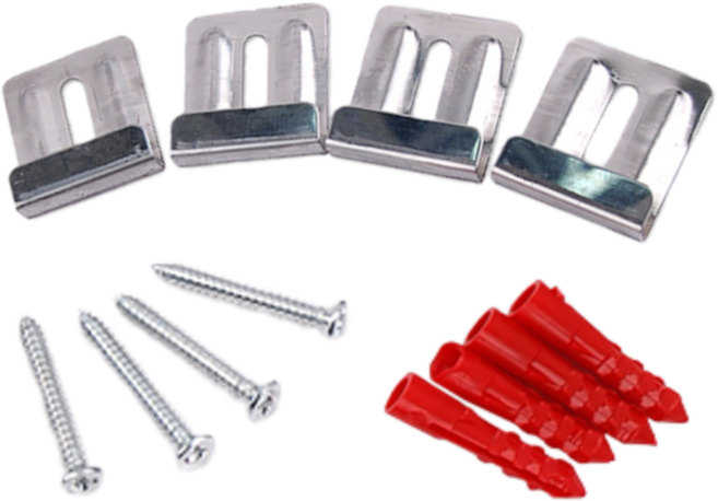 철부자 벽고정 거울부속 브라켓 ㄷ자 피스고정형