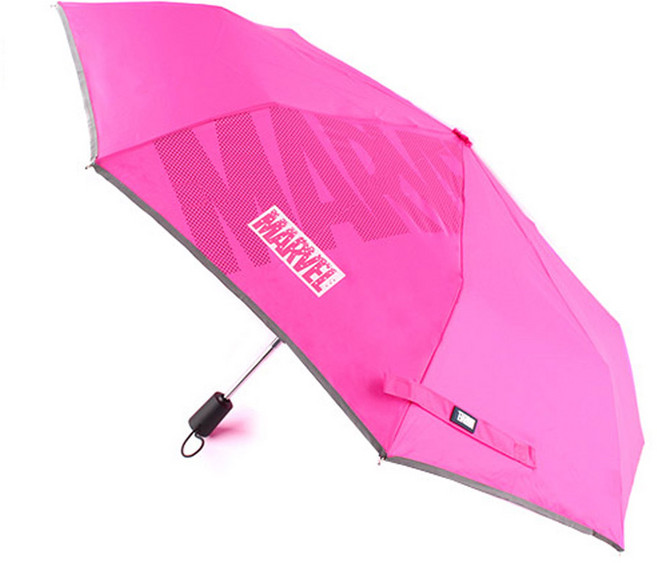 휴대용 접이식 마블 레이블 3단 자동 55 우산