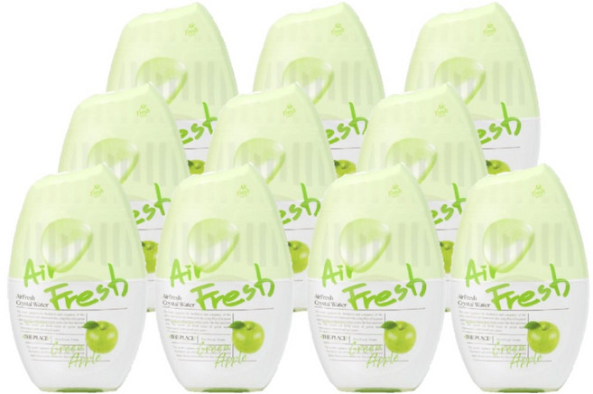 애경 홈즈 크리스탈워터 그린애플, 10개, 400ml