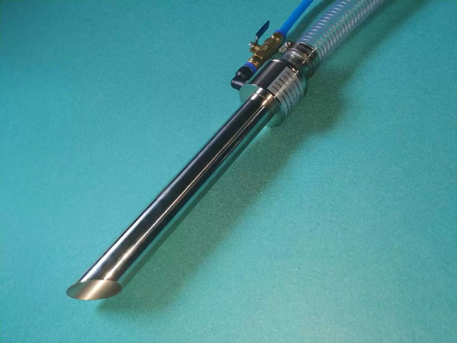 진공 이송기 호퍼 피더기 충진기 원료 운반기 팰릿 운반 운송 펠릿 자동 로더 이송, 38mm 스테인리스스위치클램프집진백, 1개