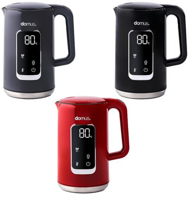 도무스전기주전자 역대최저가도무스 디지털 포트 1.7L, 레드