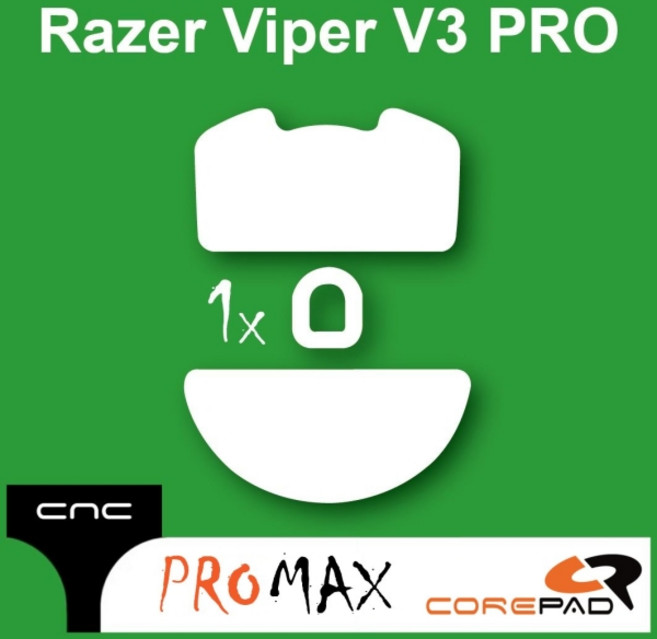 코어패드 프로 MAX 게이밍 마우스피트 로지텍 지슈라 지프로 바이퍼V3 pro 데스에더 슈퍼라이트 GPX DEX 덱스 CNC가공, 코어패드 MAX 바이퍼 V3 Pro 피트