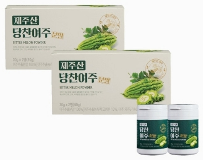 당찬 여주 분말 30g x 2병, 60g, 2개