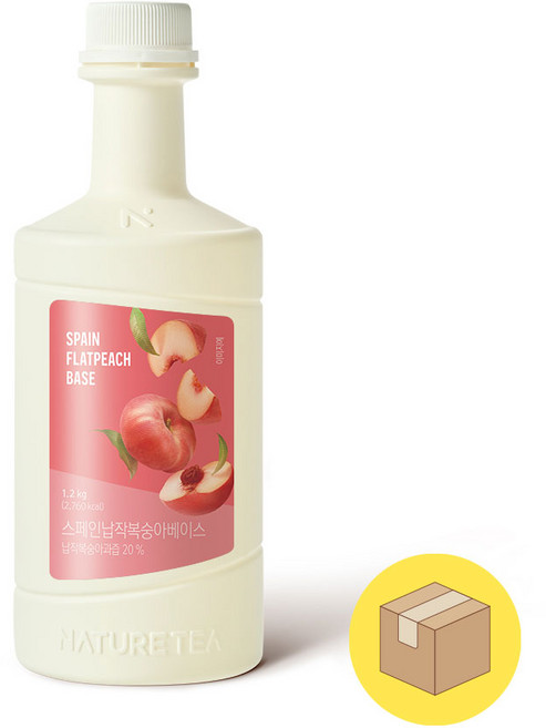 네이쳐티 스페인납작복숭아베이스 1.2KG 1박스 6개