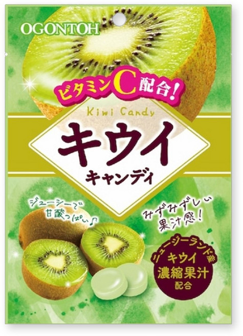 황금당 오우곤토 키위캔디, 2개, 50g