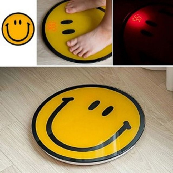 디지털체중계 키즈 스마일 체중계 체중 건강 측정 kal*293Bz, 1개